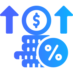 taux d'intérêt Icône