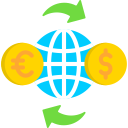 taux de change Icône