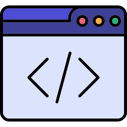 Web programming icon