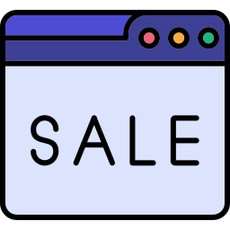 Online sale icon
