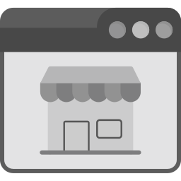 Online shop icon