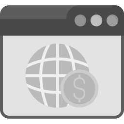services bancaires sur internet Icône