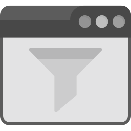 Web filter icon