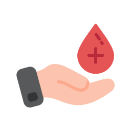 donación de sangre icono