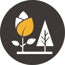 Shrub tree icon