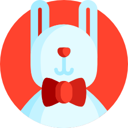 Easter bunny icon