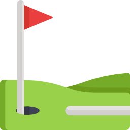 Golf field icon