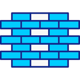 Brick wall icon