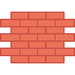 Brick wall icon