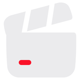 pizarra de cine icono