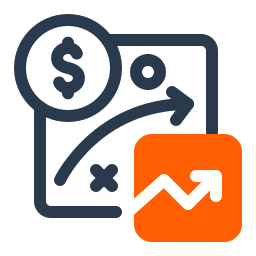 strategia di investimento icona