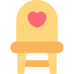 Baby chair icon