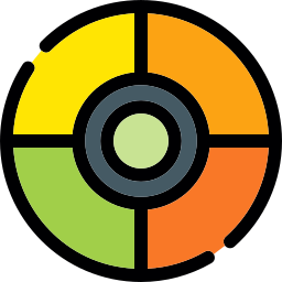 círculo de cores Ícone