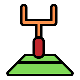 campo de futebol americano Ícone