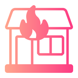 House on fire icon