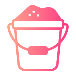 Sand bucket icon