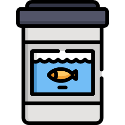 Fish food icon