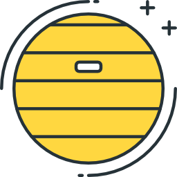 Exercise ball icon