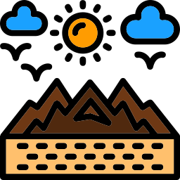 montañas icono