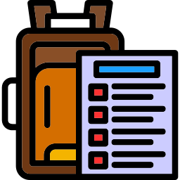 Packing list icon