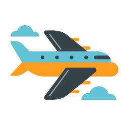 vliegtuigscheepvaart icoon
