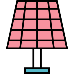 panneau solaire Icône