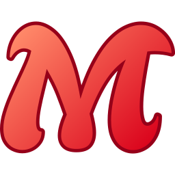 lettre m Icône