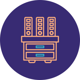 Filing cabinet icon