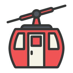 Cable car icon