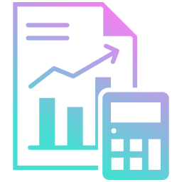 Business calculation icon