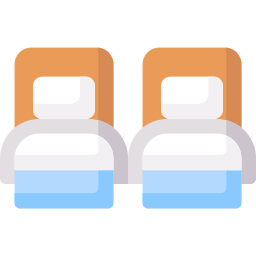 Twin bed icon
