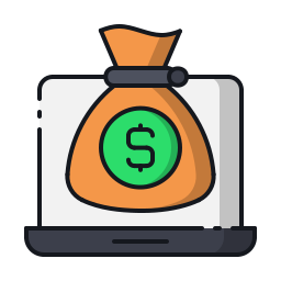 Saving money icon