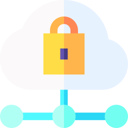 Cloud security icon