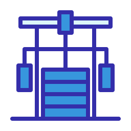 Gym bars icon