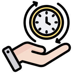 Time savings icon