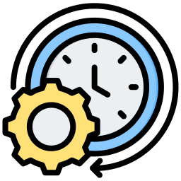 tijd efficientie icoon