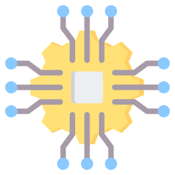 Neural circuit icon