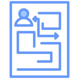 Evacuation plan icon