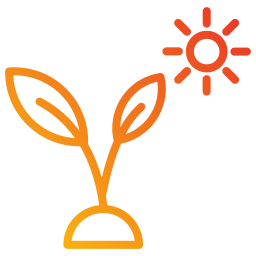 Growth plant icon