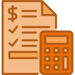 Tax calculate icon