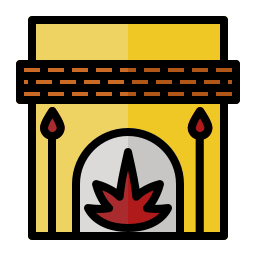 chimenea icono