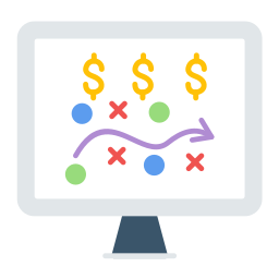 stratégie Icône