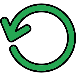 flecha circular icono