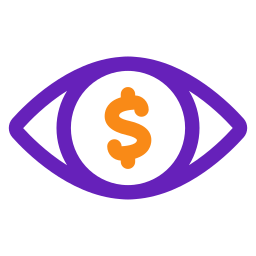 Business vision icon