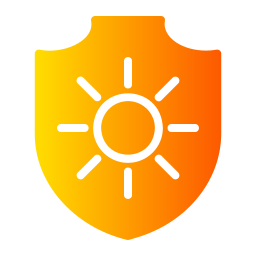 Sun protection icon