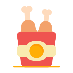gebakken icoon