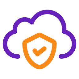 sicurezza nel cloud icona