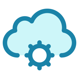 Cloud setting icon