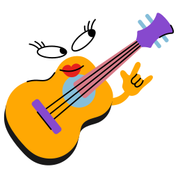 guitarra icono