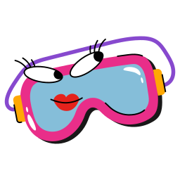 Diving glasses icon